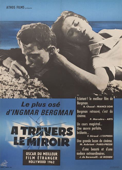 Through A Glass Darkly Original 1961 French Moyenne Movie Poster