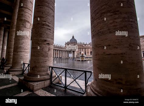 St. Peter's Square in the Vatican City Stock Photo - Alamy