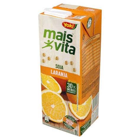 Bebida Base De Soja Laranja Yoki Mais Vita Caixa L Super Jos