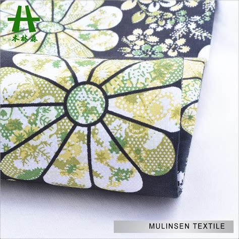 Mulinsen Textile High Quality Plain Woven Stretch Cotton Printed Floral