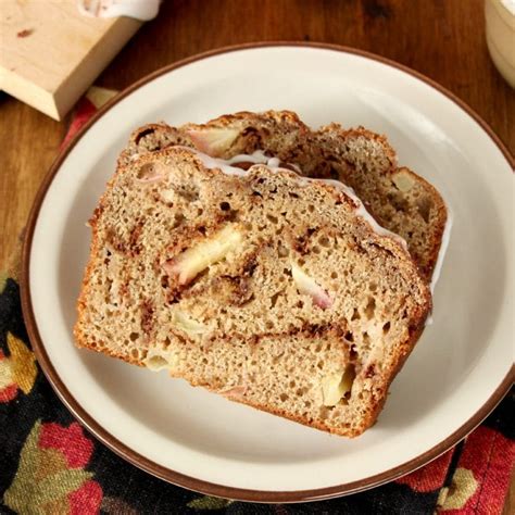 Whole Wheat Cinnamon Swirl Apple Bread A Kitchen Addiction