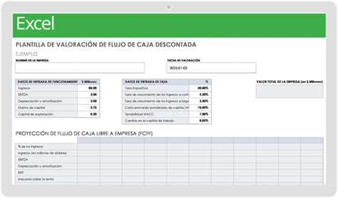 Plantillas Gratuitas De Flujo De Caja Con Descuento Smartsheet