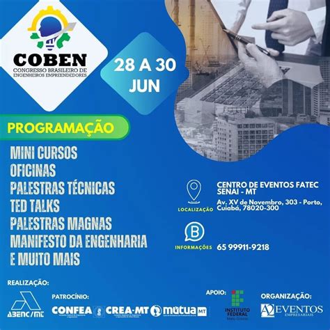 1º CONGRESSO BRASILEIRO DE ENGENHEIROS EMPREENDEDORES IBAPE MT