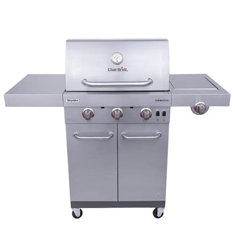 Char Broil Commercial Stainless Steel 3 Burner Liquid Propane And Natural Gas Infrared Gas Grill