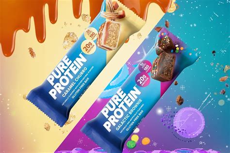 Pure Protein Bar now in Galactic Brownie and Caramel Churro