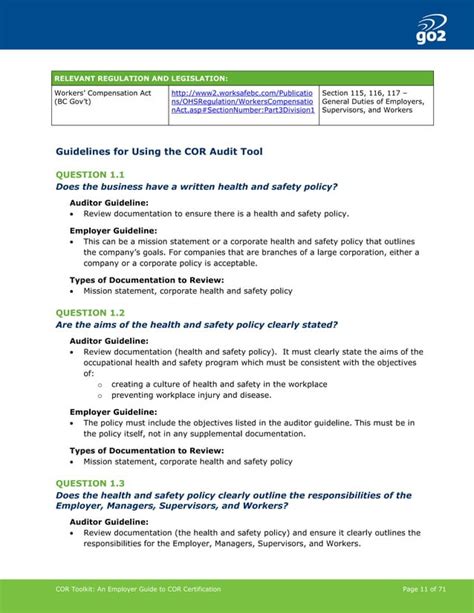 Senior Management Hse Commitment Pdf