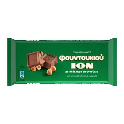 Ion Milk Chocolate With Hazelnuts Gr Greek Variety Store