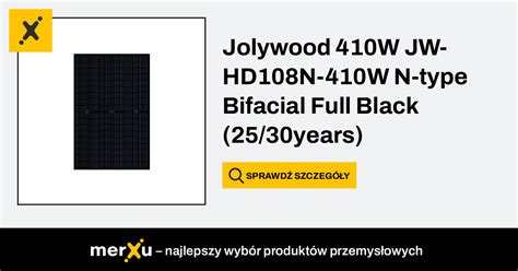 Jolywood W Jw Hd N W N Type Bifacial Full Black Years