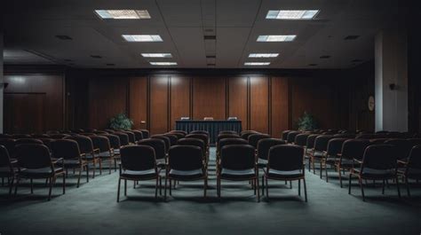 Premium AI Image Empty Conference Room