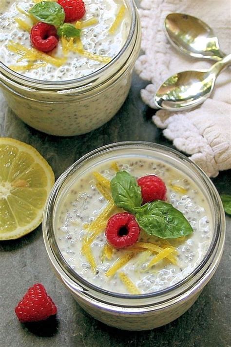 Lemon Chia Seed Pudding With Fresh Berries Inspired Edibles