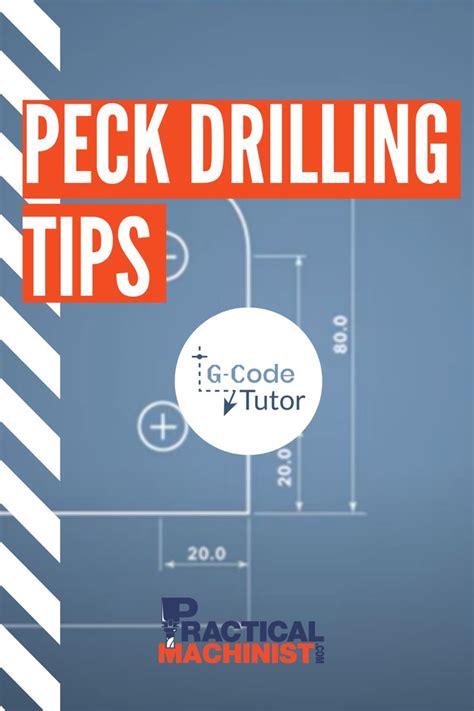 Programming Peck Drilling Cycles With G Code Coding Drill Tutor