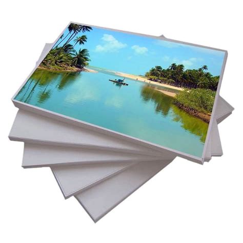 Folhas Papel Foto Glossy G A Prova D Agua World Paper