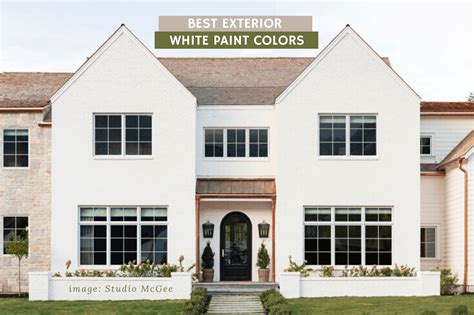 Best Exterior White Paint Colors Caroline On Design