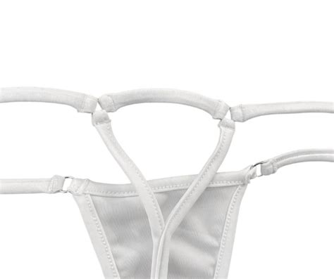 Angel White Open Triangle Bikini Bottom Micro Gigi