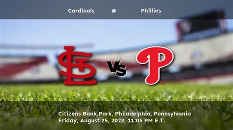 Phillies Vs Cardinals Predictions Picks And Odds August 25 2023