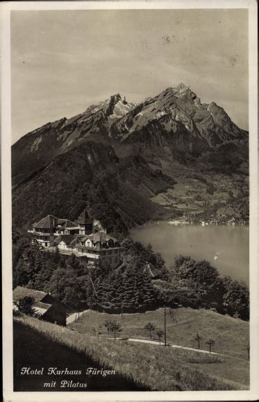 Ansichtskarte Postkarte Fürigen Stansstad Kanton Nidwalden Hotel