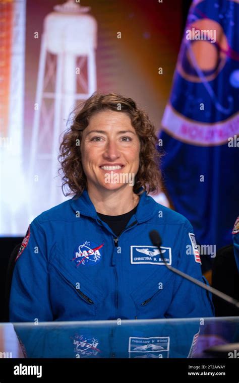 Nasa Briefing With Artemis Ii Crew Nasa Astronaut Christina Hammock