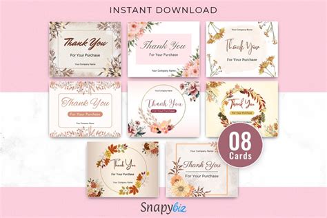 Thank You Cards Printable Canva, Cards Pdf, Canva Cards