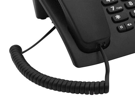 Telefone Intelbras TC60ID Fio Identificador De Chamadas Preto