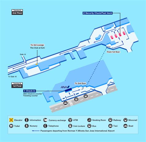 San Jose Cabo Airport Terminal Map