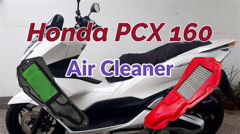 Honda Pcx Air Cleaner Youtube