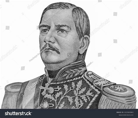 Captain General Gerardo Barrios Portrait El Stock Photo 2223820963