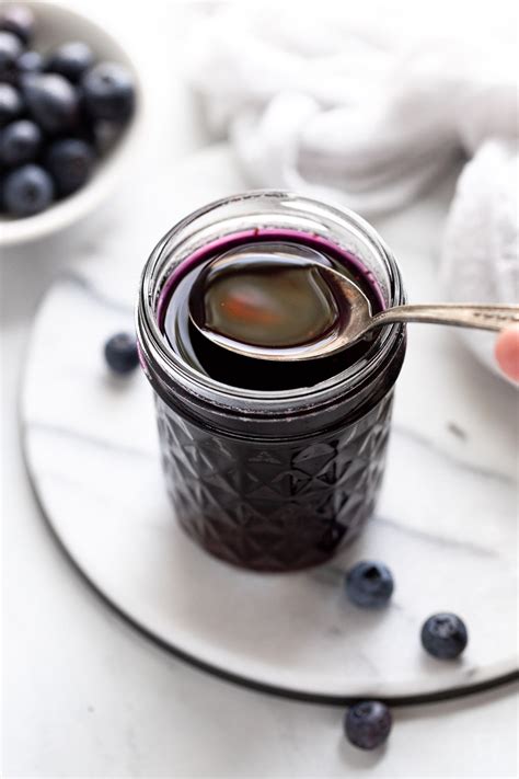 10 Minute Blueberry Simple Syrup