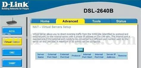 D Link Dsl B Router Port Forwarding