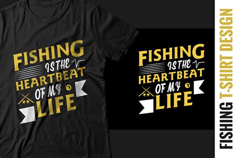 Fishing Is The Heartbeat Of My Life Graphic By Art Merch Creative Fabrica