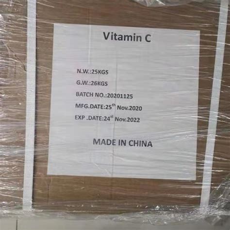 Top Quality Price Of Vitamin C Ascorbic Acid VBC Powder BP USP EP FCC