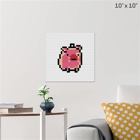 Gravity Falls Waddles Pixel Art Wall Poster - Build Your Own with ...