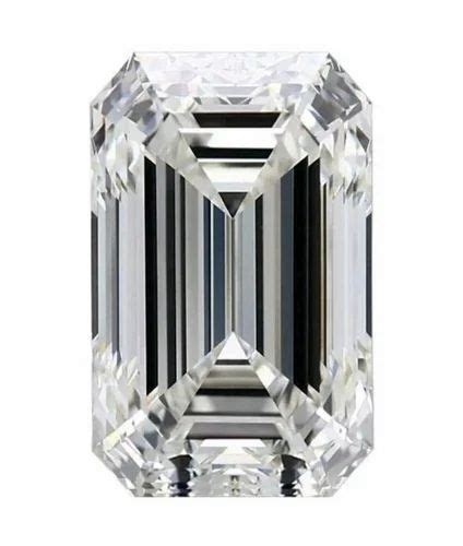 Idtc Certified Cvd Lab Grown Real Diamond Solitaire Emerald Cut Ct D E