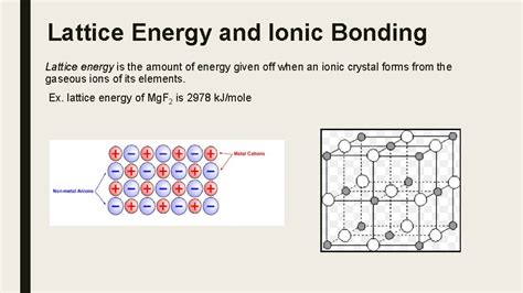 Bonding Ionic Bonding Chemical Bonds Are Electrostatic Forces