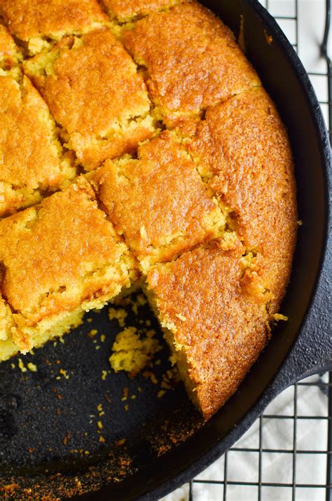 Easy Honey Skillet Cornbread Recipe | Life's Ambrosia