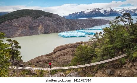 Grey Glacier Torres Del Paine Patagonia Stock Photo 1411987814 ...