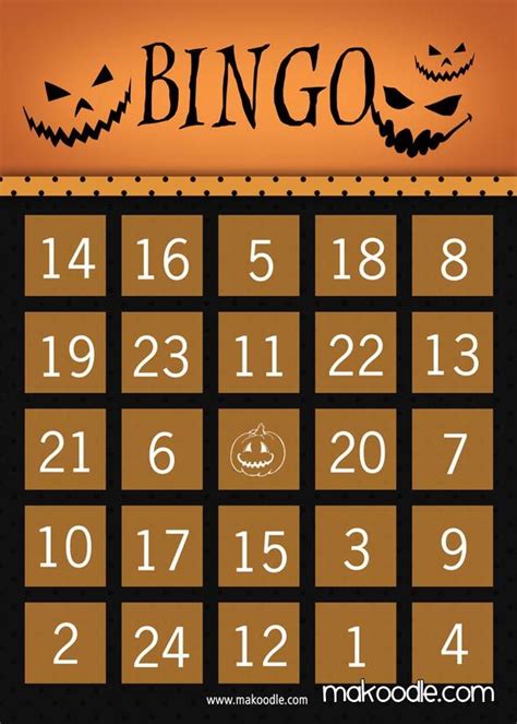 Pumpkin Spice Bingo Board 15 Lines 1 75 Balls 2 PDF S Straight And