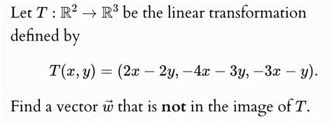 Solved Let T R2→r3 ﻿be The Linear Transformation Defined By