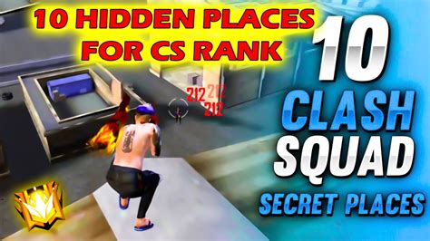 Best Hidden Places In Clash Squad In Free Fire Cs Rank Push Tips And