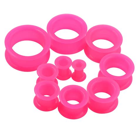 Pcs Silicone Ear Plugs Set Earskin Gauges Grelly Usa