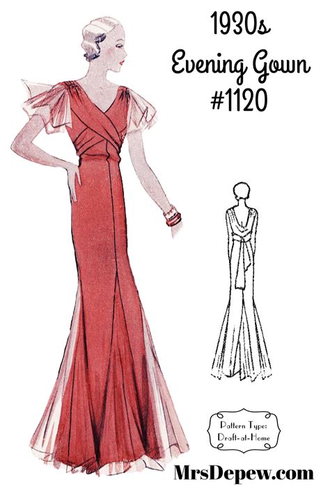 1930S Evening Gown Pattern