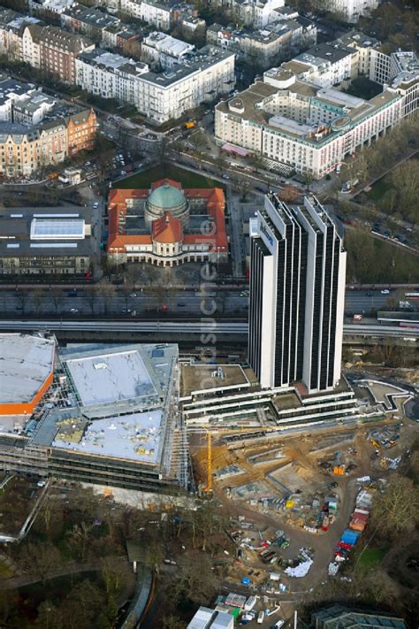 Hamburg Von Oben Sanierungs Baustelle Des Congress Center Am