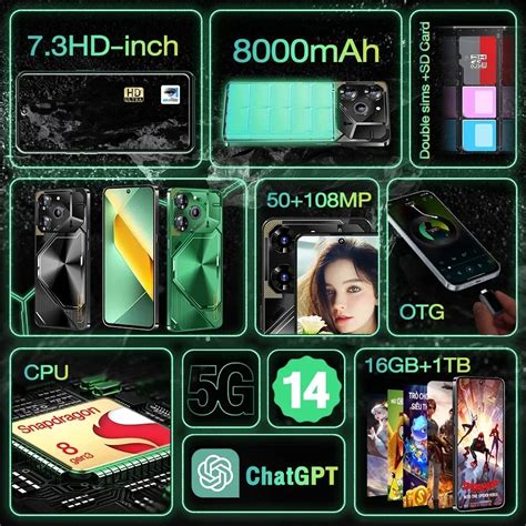 New Original Pova Pro Smartphone Global Snapdragon Gen Gb Tb