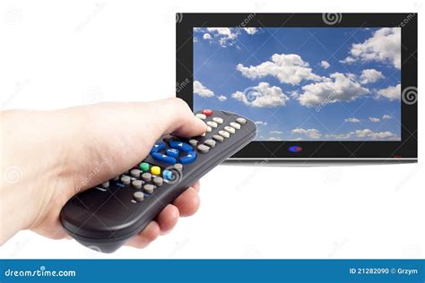 Remote control of tv set stock photo. Image of male, keypad - 21282090