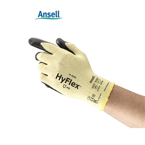 Ansell HyFlex 11 500 Foam Nitrile Coating Work Glove Provides A Sure