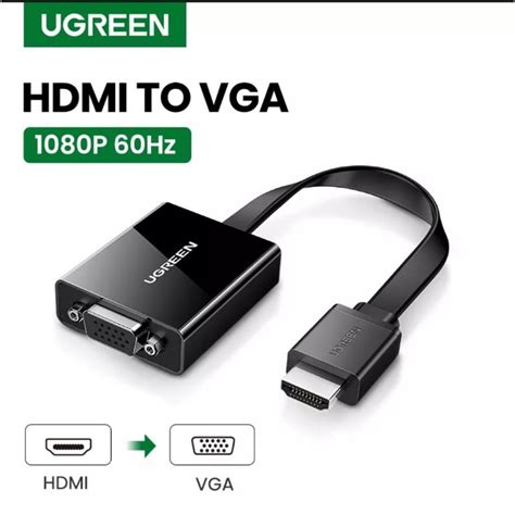 Jual Ugreen Vga Female To Hdmi Male Adapter For Laptop PC Proyektor