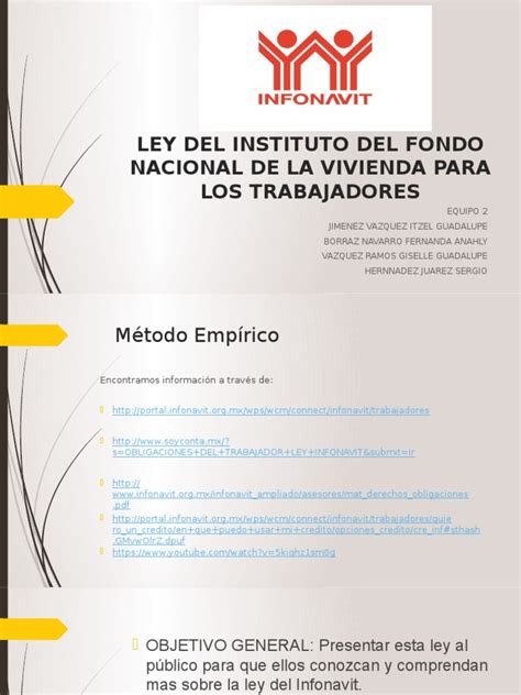 Ley Del Infonavit Pdf Finanzas General Gobierno