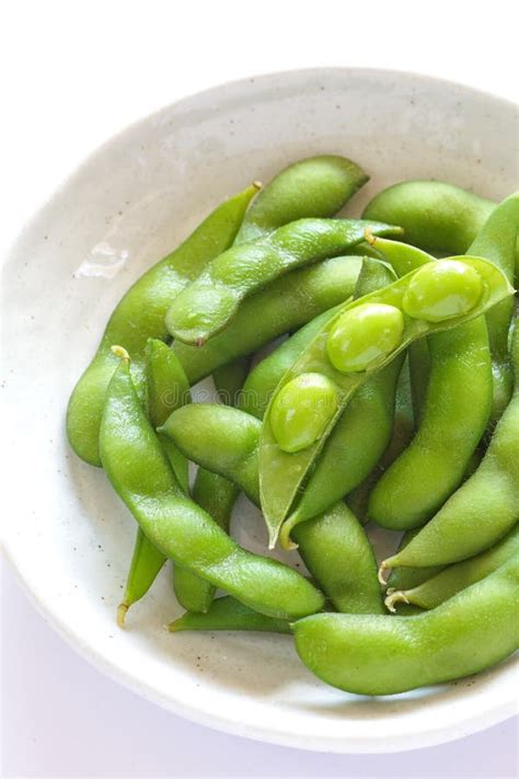 Edamame Green Soy Beans Stock Photo Image Of Green Cuisine