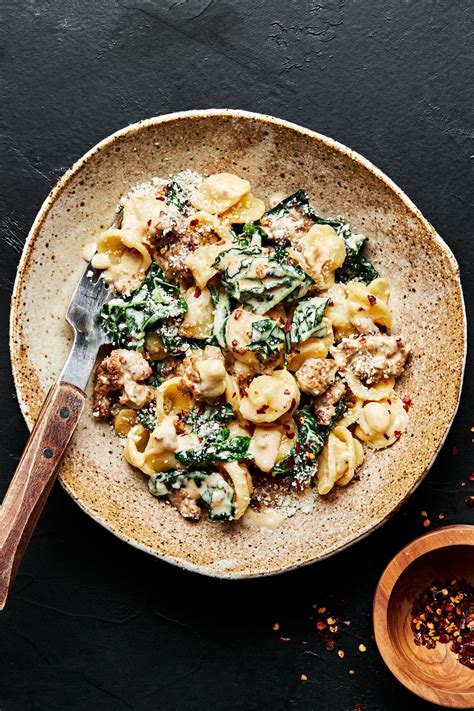 Orecchiette Pasta with Kale & Sausage | The Modern Proper