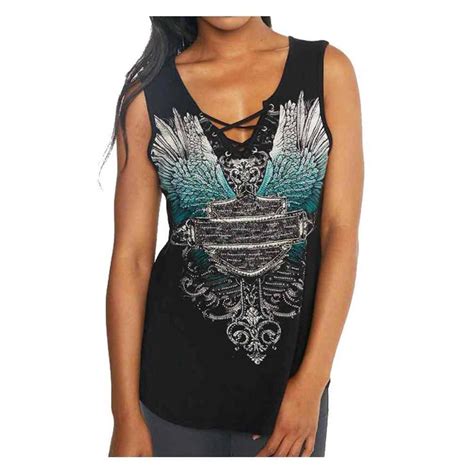 Harley-Davidson - Harley-Davidson Women's Greada Embellished Winged ...