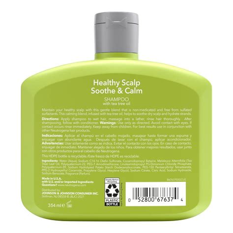 Buy Neutrogena Healthy Scalp Soothe And Calm Tea Tree Oil Shampoo For